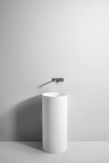  Corian Waschtisch UNICA rund/Säule von REXA DESIGN